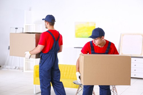 Professional packing service preparing fragile household items in Ardleighgreen