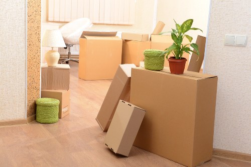 Professional flat removal team handling furniture in Ardleighgreen