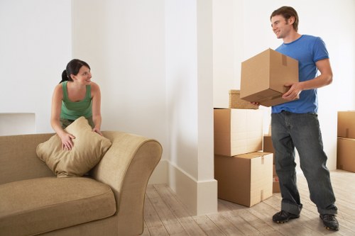 A tidy home room improved by using storage space